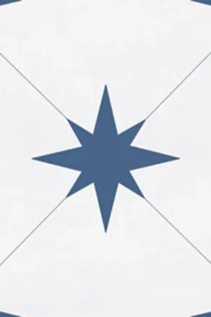 Super Prix Carrelage LEVANT BLUE 22,3x22,3 Imitation carreaux ciment